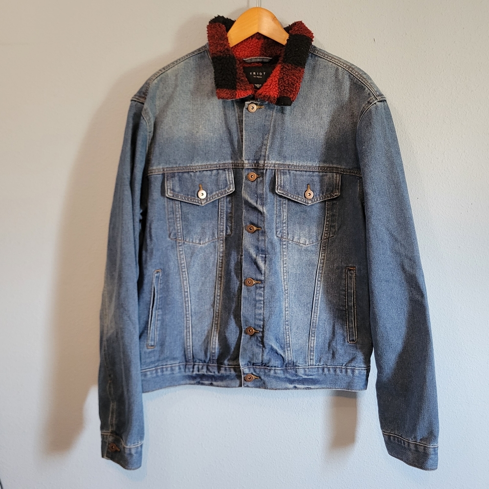 Triot Los Angeles Men's XL Blue Jean Jacket
